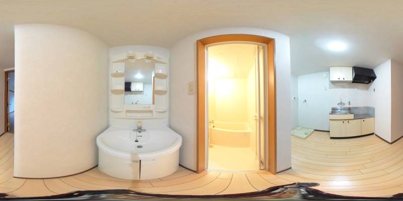 パノラマ画像洗面所