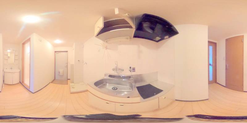 パノラマ画像キッチン