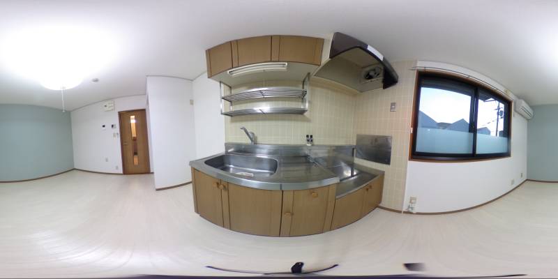 パノラマ画像キッチン