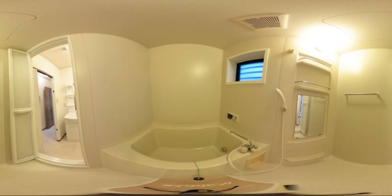 パノラマ画像バスルーム