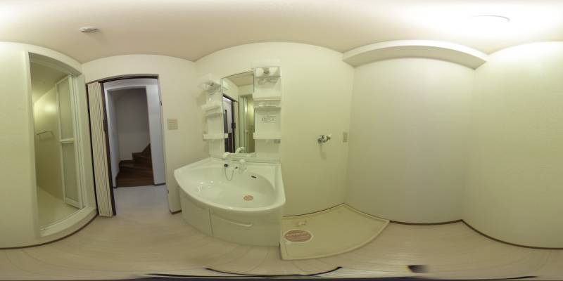 パノラマ画像洗面所