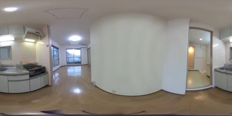 パノラマ画像キッチン