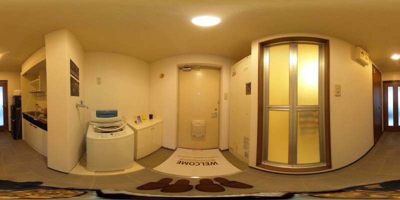 パノラマ画像玄関