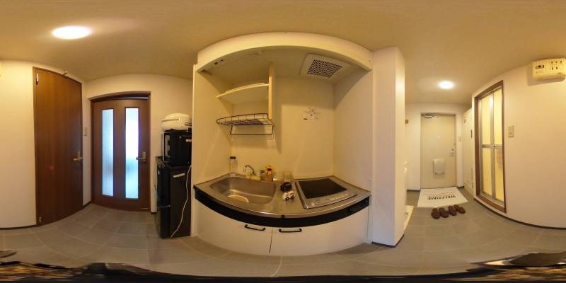 パノラマ画像キッチン