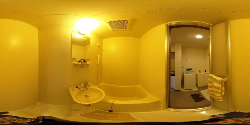 パノラマ画像バスルーム