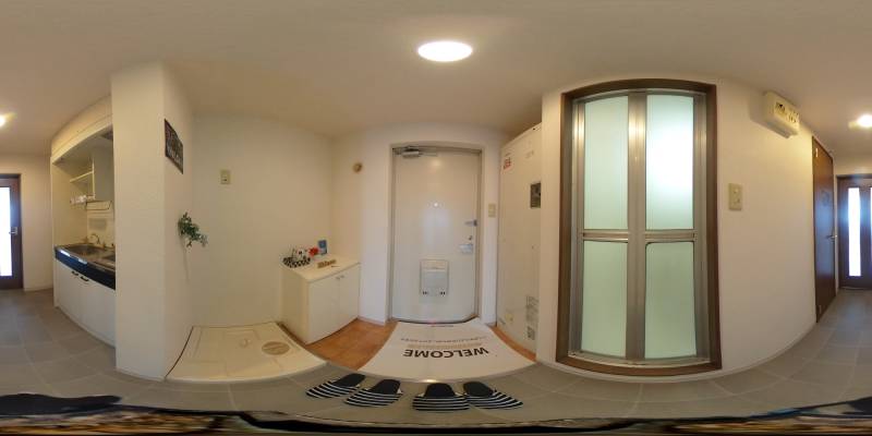 パノラマ画像玄関