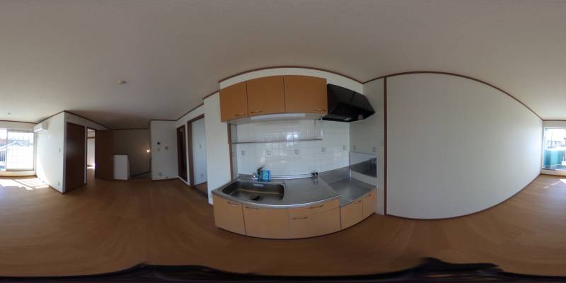 パノラマ画像キッチン