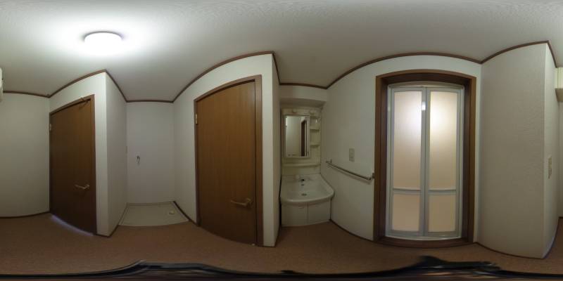 パノラマ画像洗面所