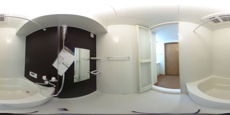 パノラマ画像バスルーム