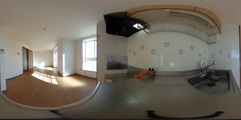 パノラマ画像キッチン