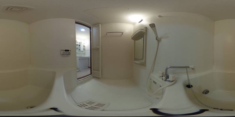 パノラマ画像バスルーム