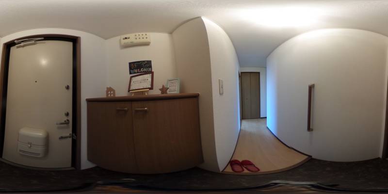 パノラマ画像玄関