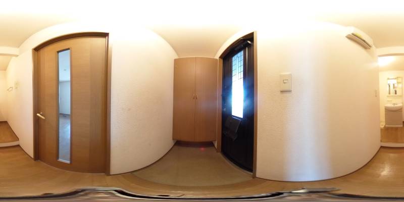 パノラマ画像玄関