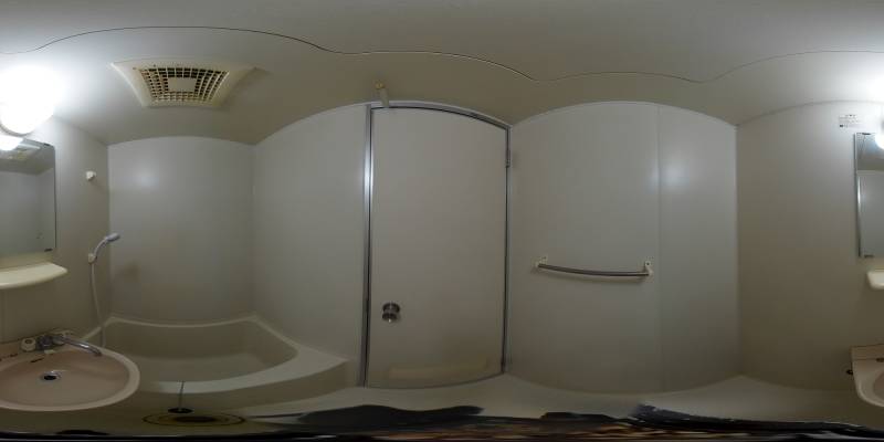 パノラマ画像バスルーム