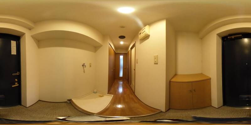 パノラマ画像玄関