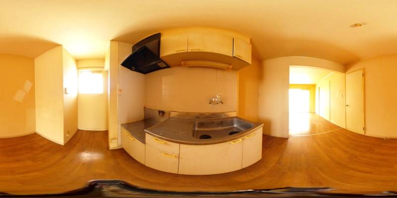 パノラマ画像キッチン