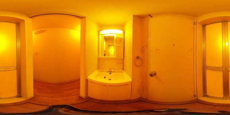 パノラマ画像洗面所