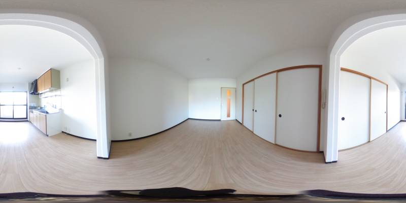 パノラマ画像リビング