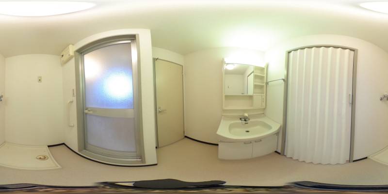 パノラマ画像洗面所