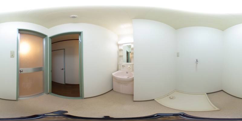 パノラマ画像洗面所