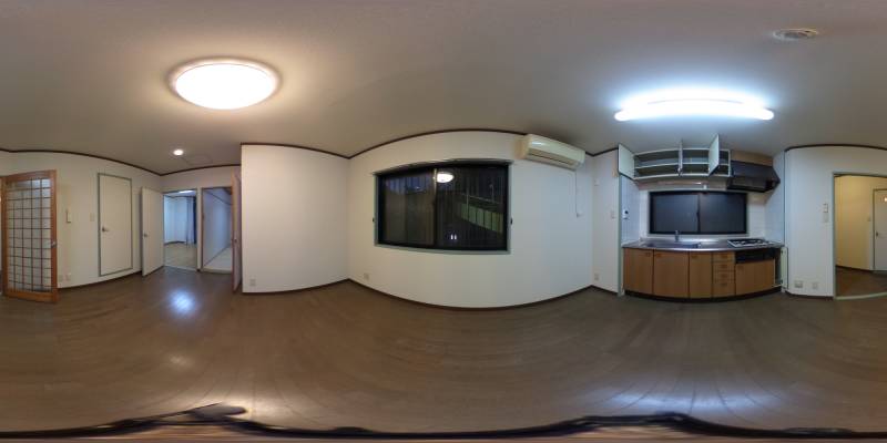 パノラマ画像キッチン