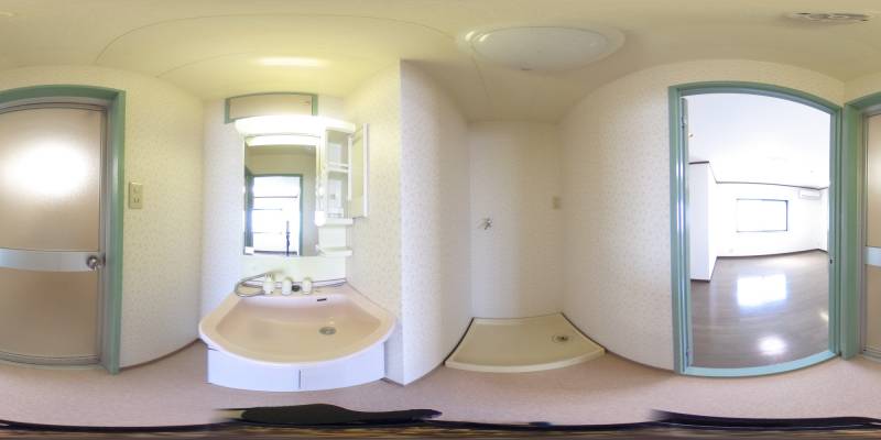 パノラマ画像洗面所