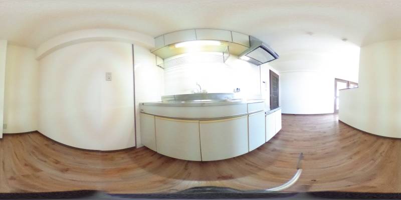 パノラマ画像キッチン