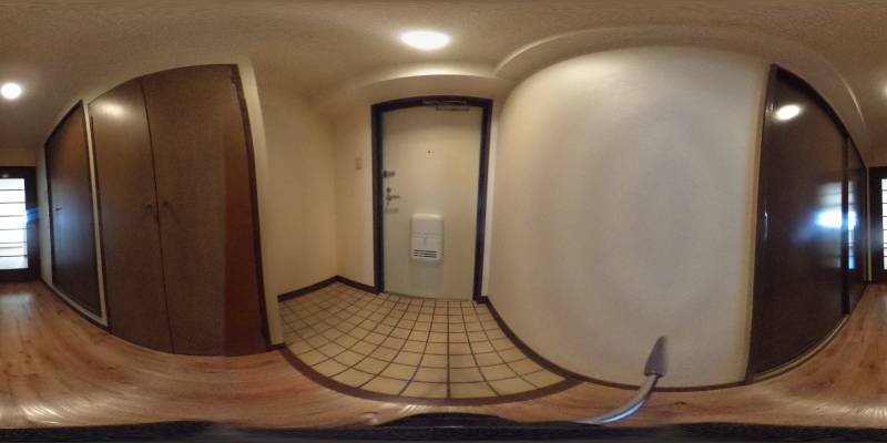 パノラマ画像玄関