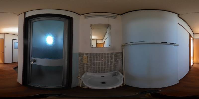 パノラマ画像洗面所