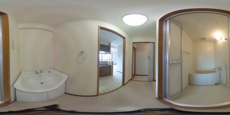 パノラマ画像バスルーム