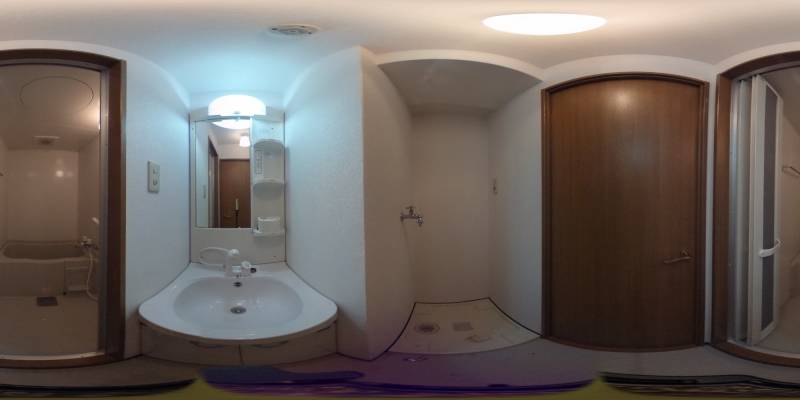 パノラマ画像バスルーム