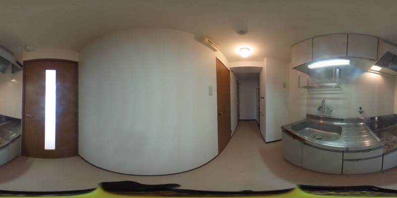 パノラマ画像キッチン