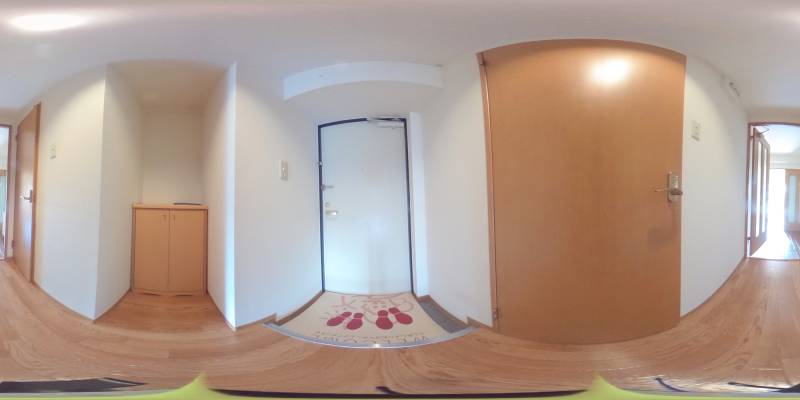 パノラマ画像玄関