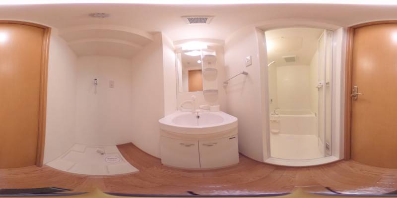 パノラマ画像洗面所