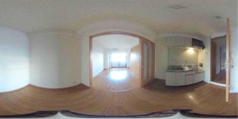 パノラマ画像リビング