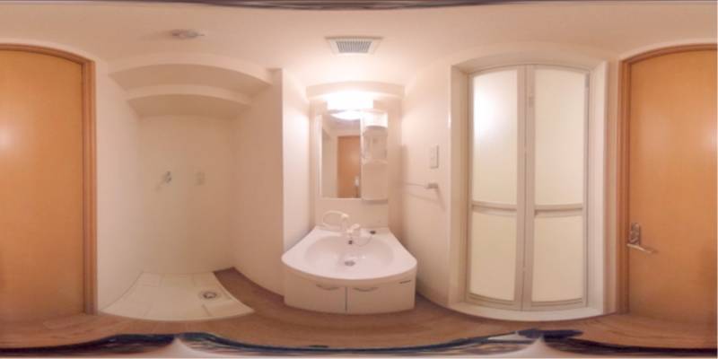 パノラマ画像洗面所