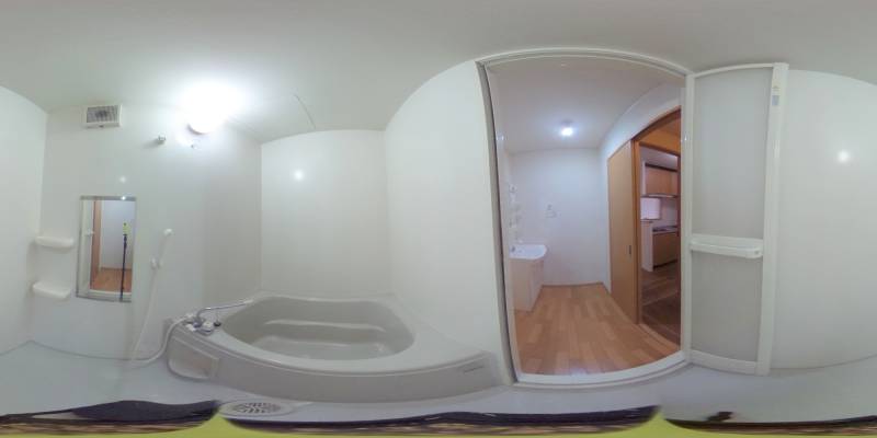 パノラマ画像バスルーム