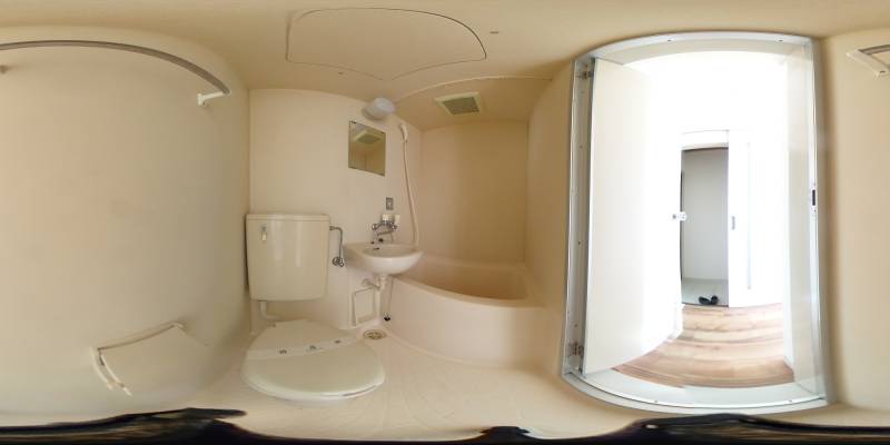 パノラマ画像バスルーム