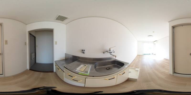 パノラマ画像キッチン