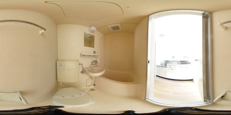 パノラマ画像バスルーム