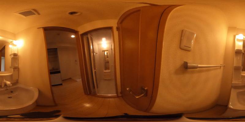 パノラマ画像洗面所