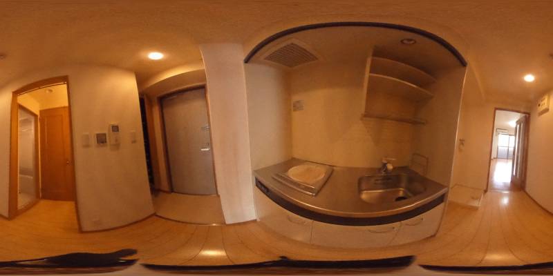 パノラマ画像キッチン