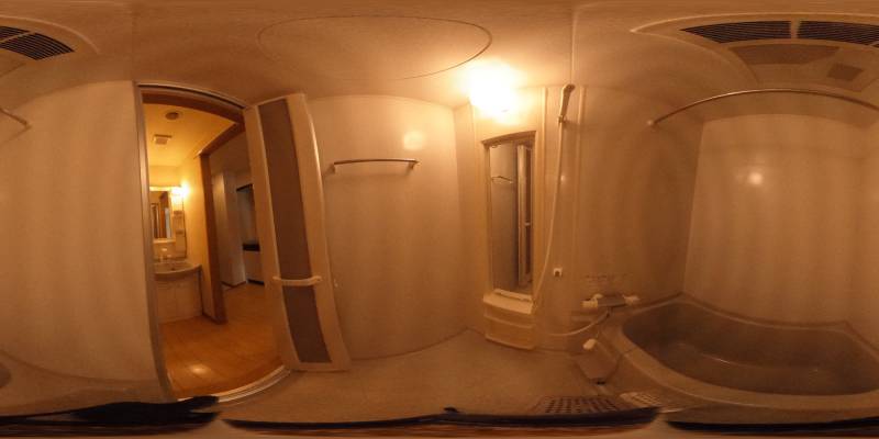 パノラマ画像バスルーム