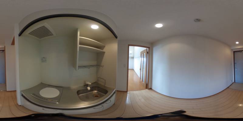 パノラマ画像キッチン