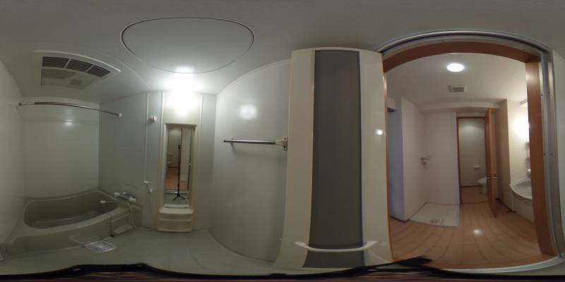 パノラマ画像バスルーム