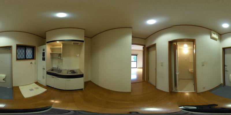 パノラマ画像キッチン