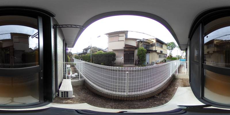 パノラマ画像バルコニー