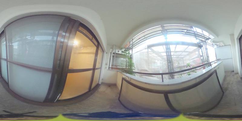 パノラマ画像バルコニー