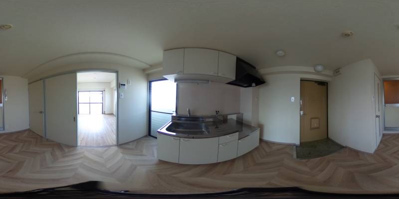 パノラマ画像キッチン