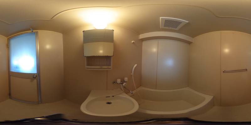 パノラマ画像バスルーム